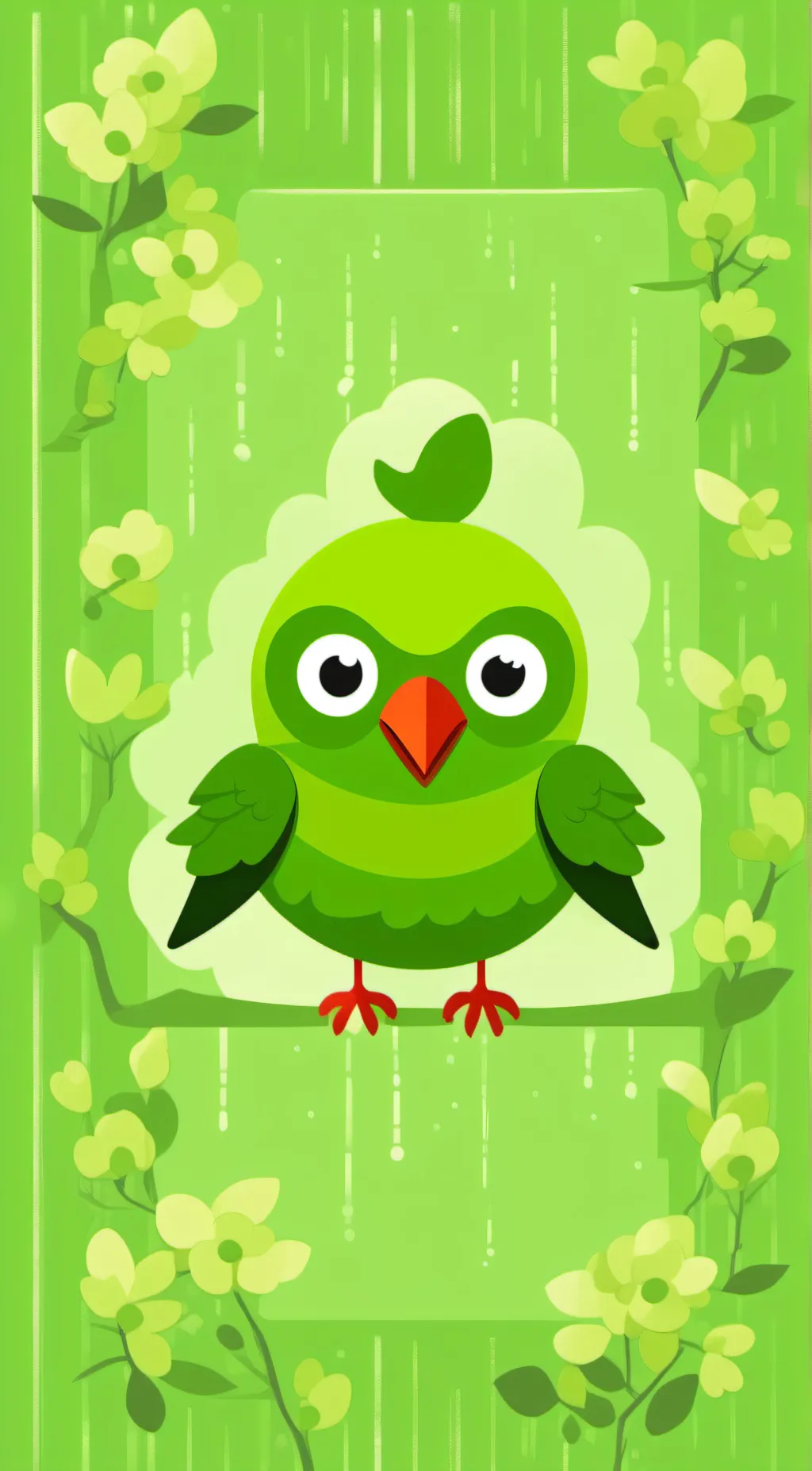 ai character: Duolingo  background