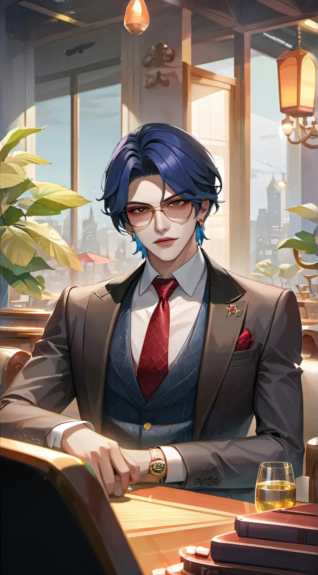 ai character: Luke background