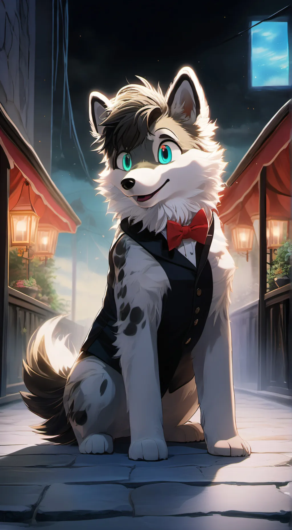 ai character: Star background