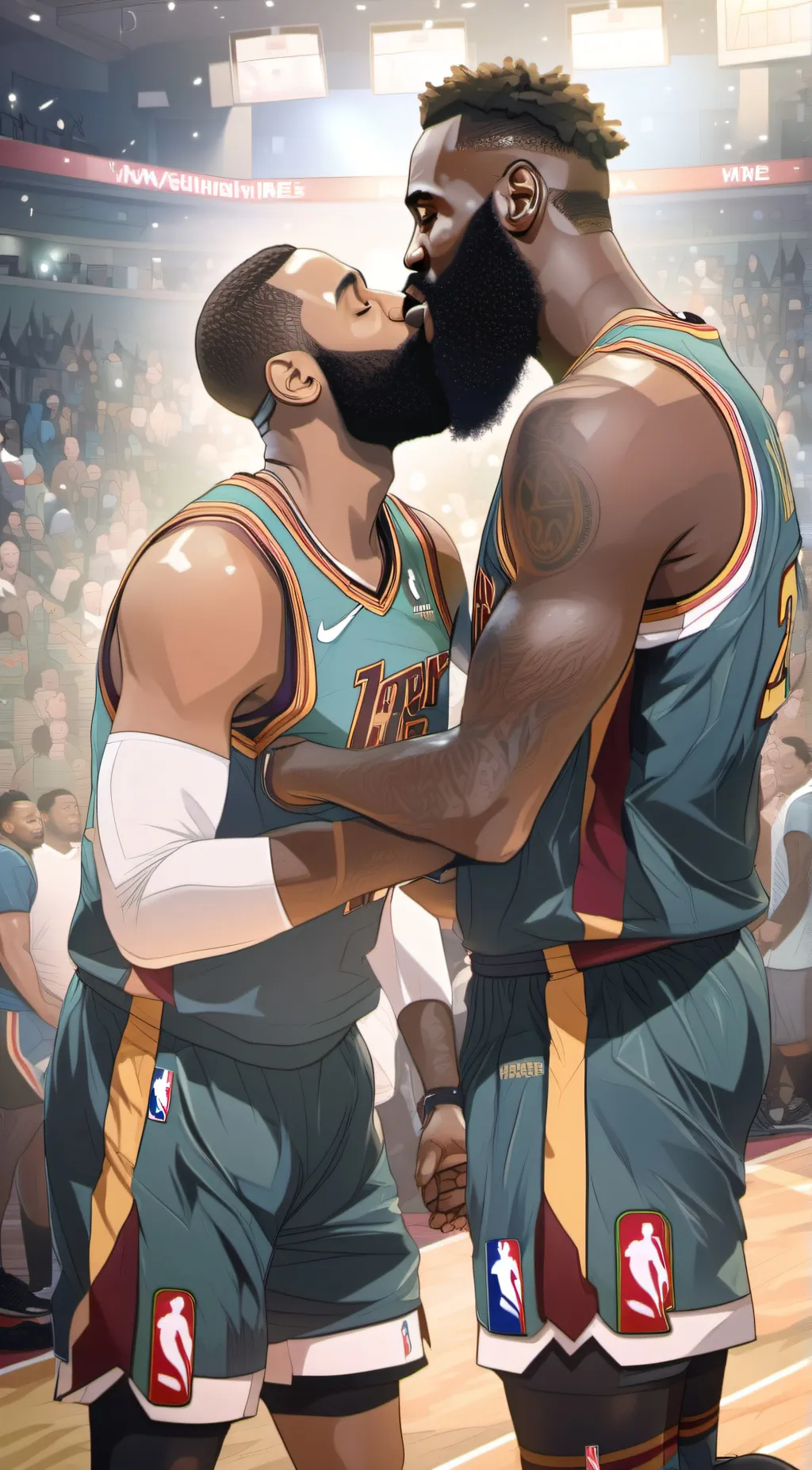 ai character: james harden  background