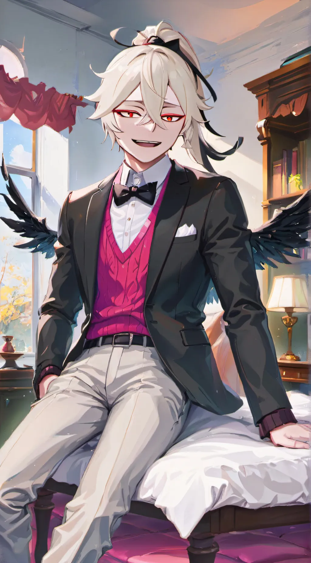 ai character: selever  background