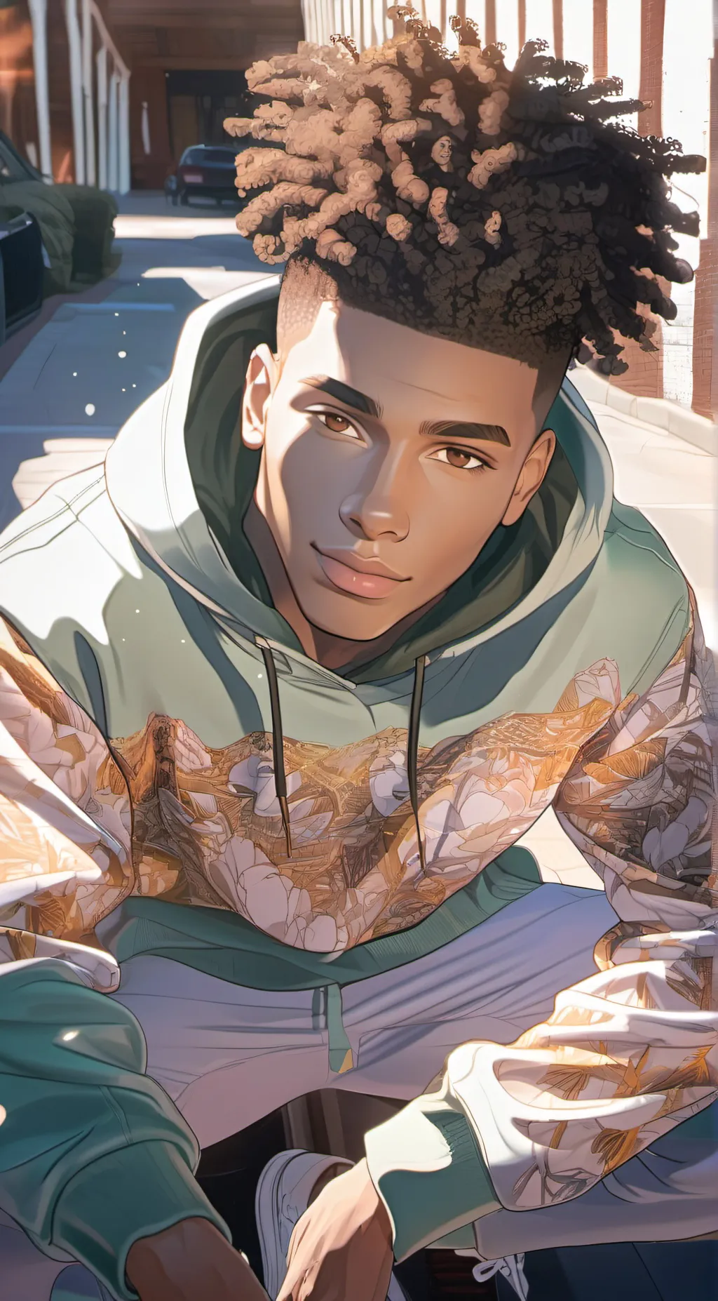 ai character: Jameson  background