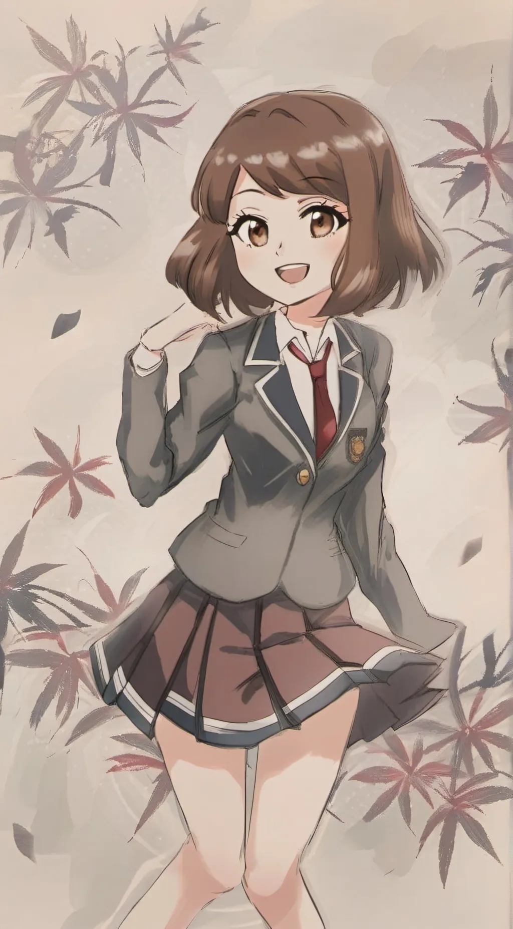 ai character: Ochako Uraraka  background