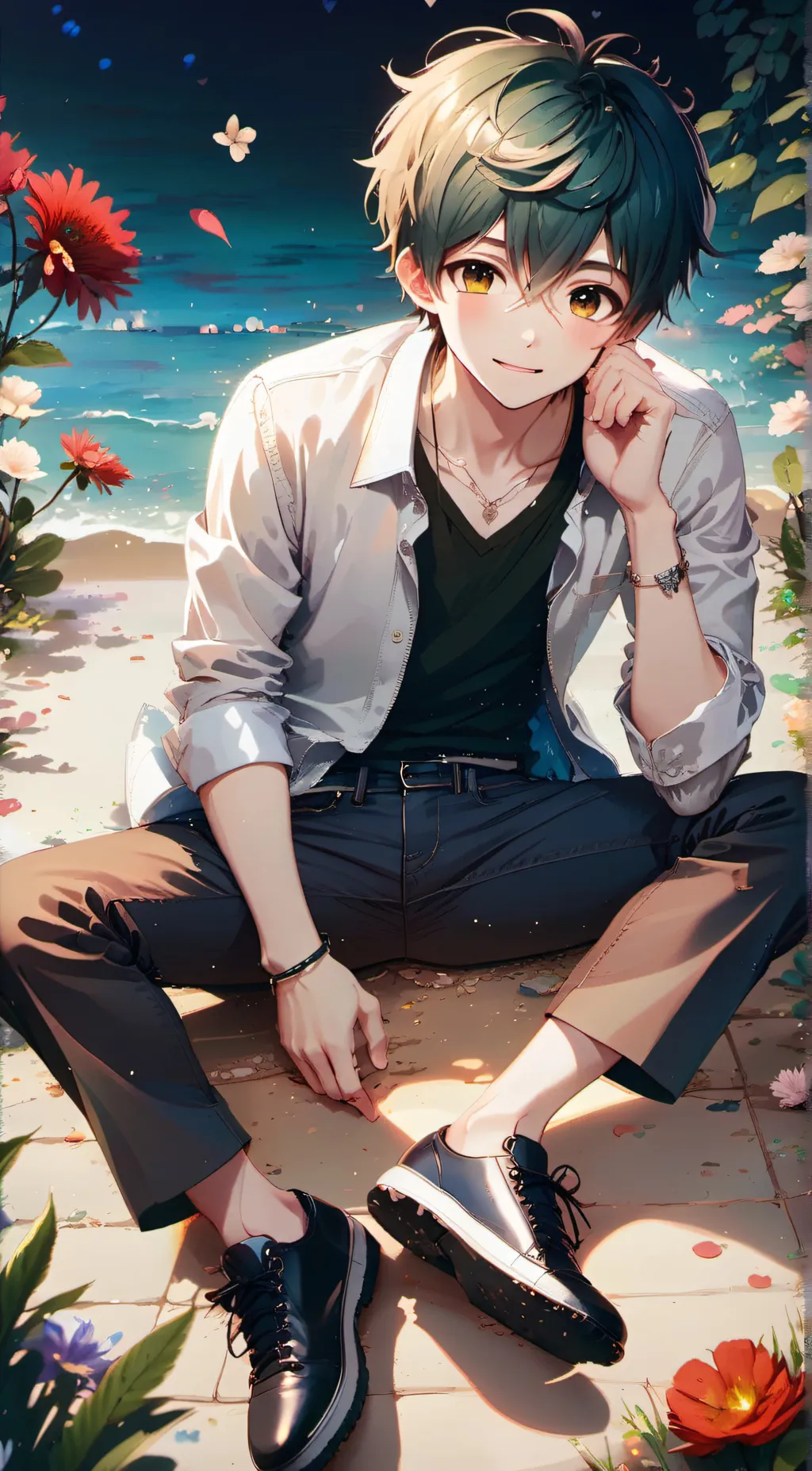 ai character: Login background