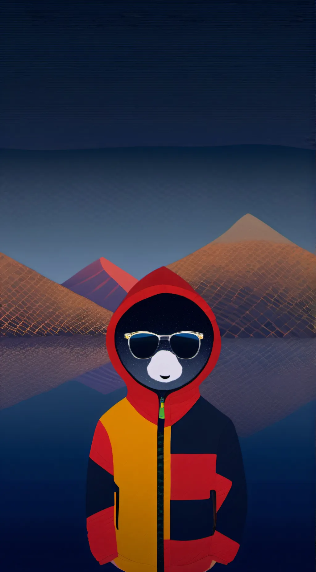 ai character: Rock background