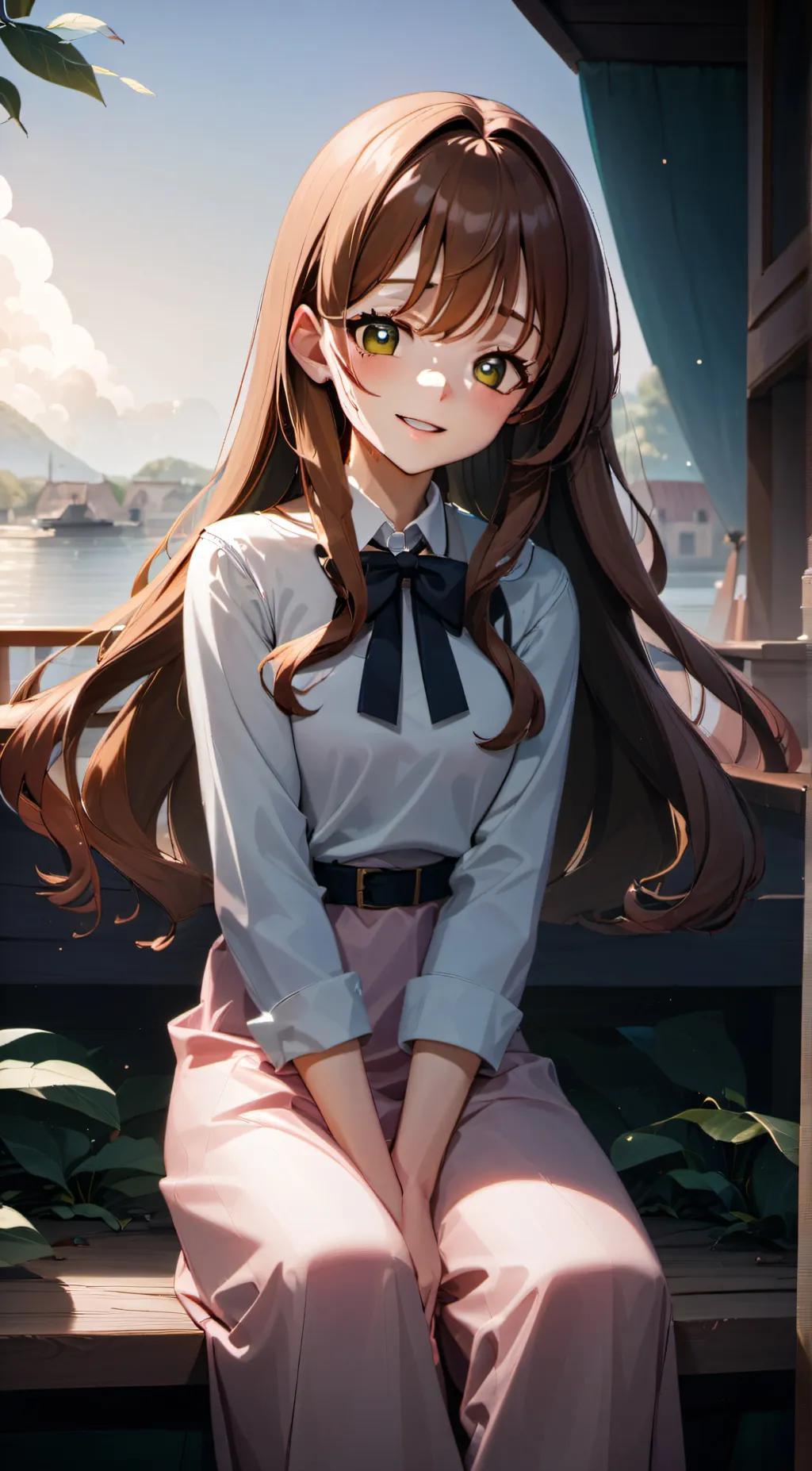 ai character: Mina background