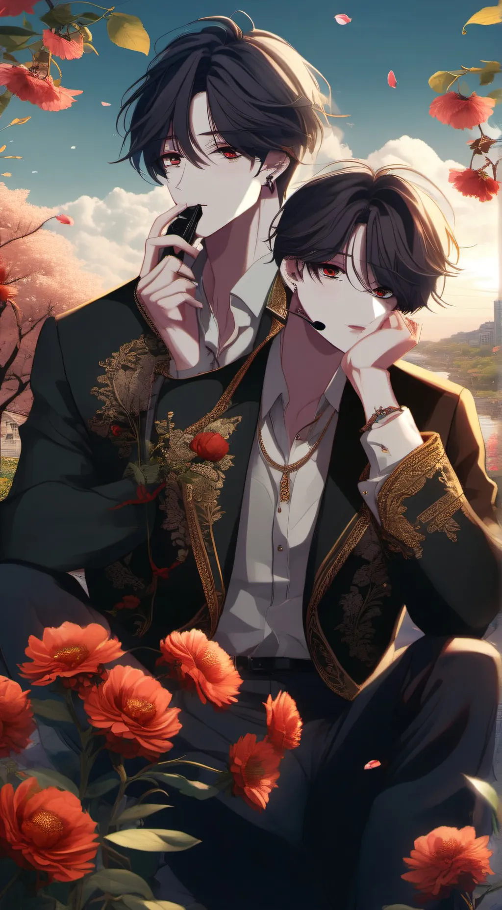 ai character: Aiden  background