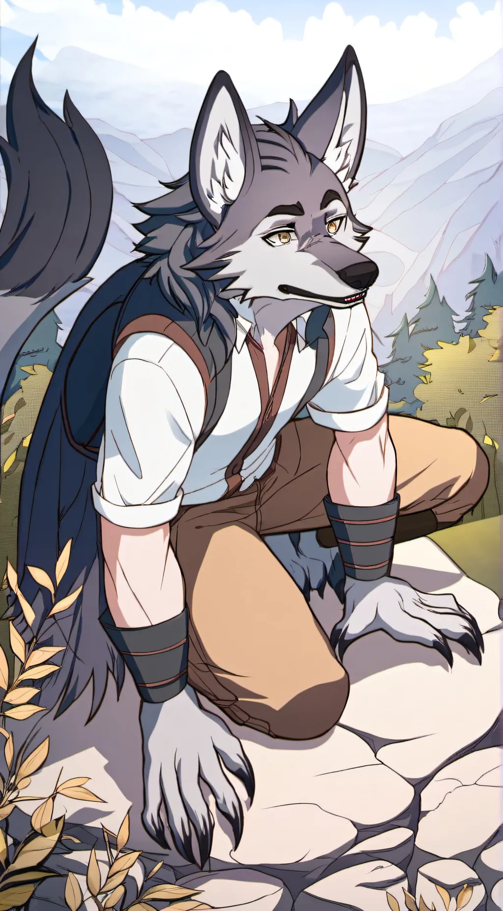 ai character: Gray'Tail background