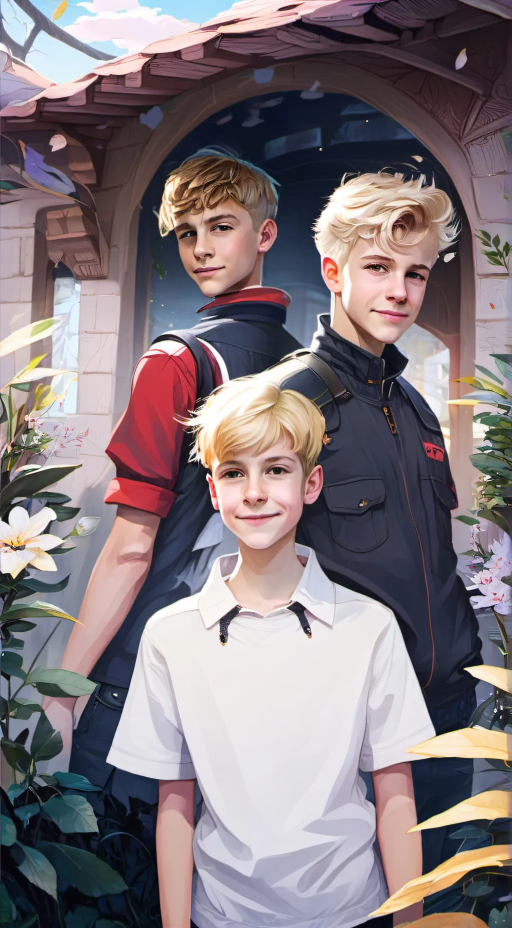 ai character: Tom,ollie,Hudson background