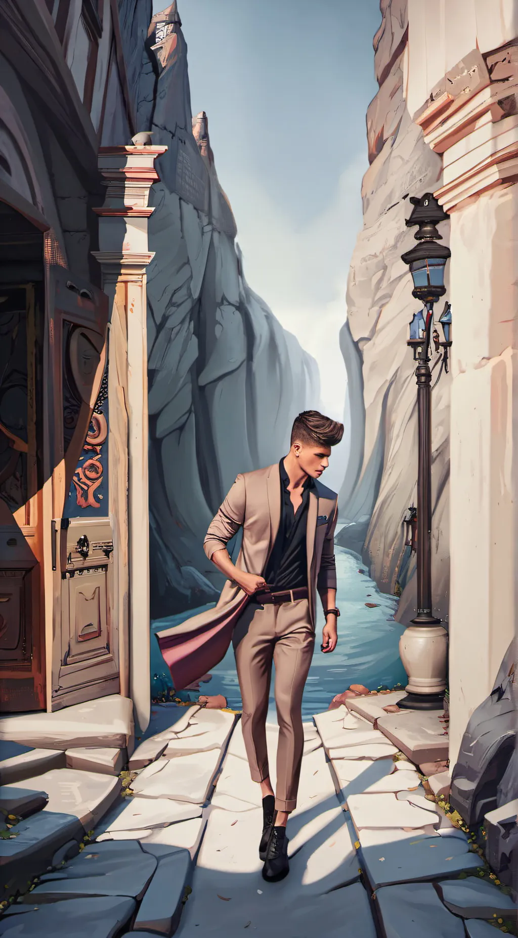 ai character: Austin background