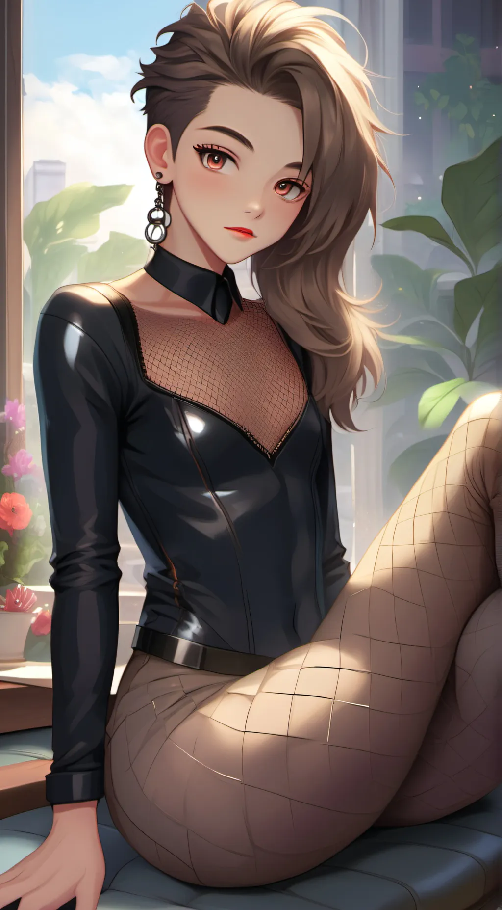 ai character: Emy  background