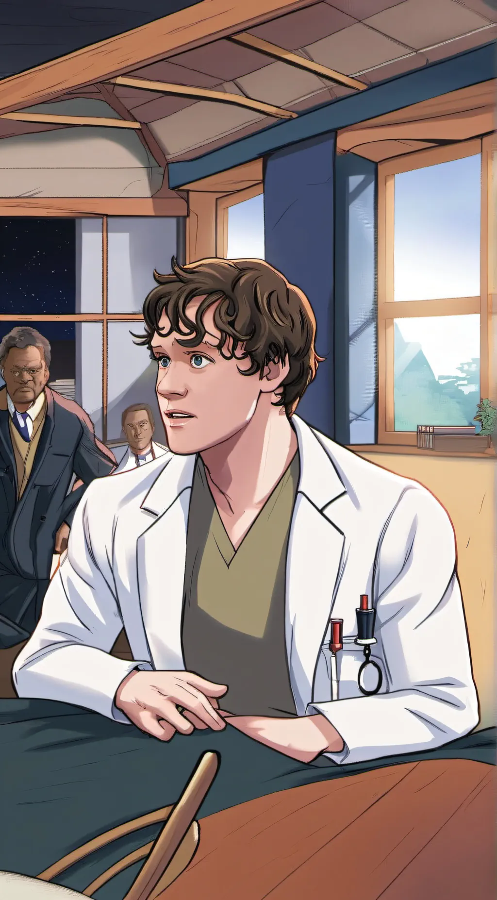 ai character: George O’Malley  background