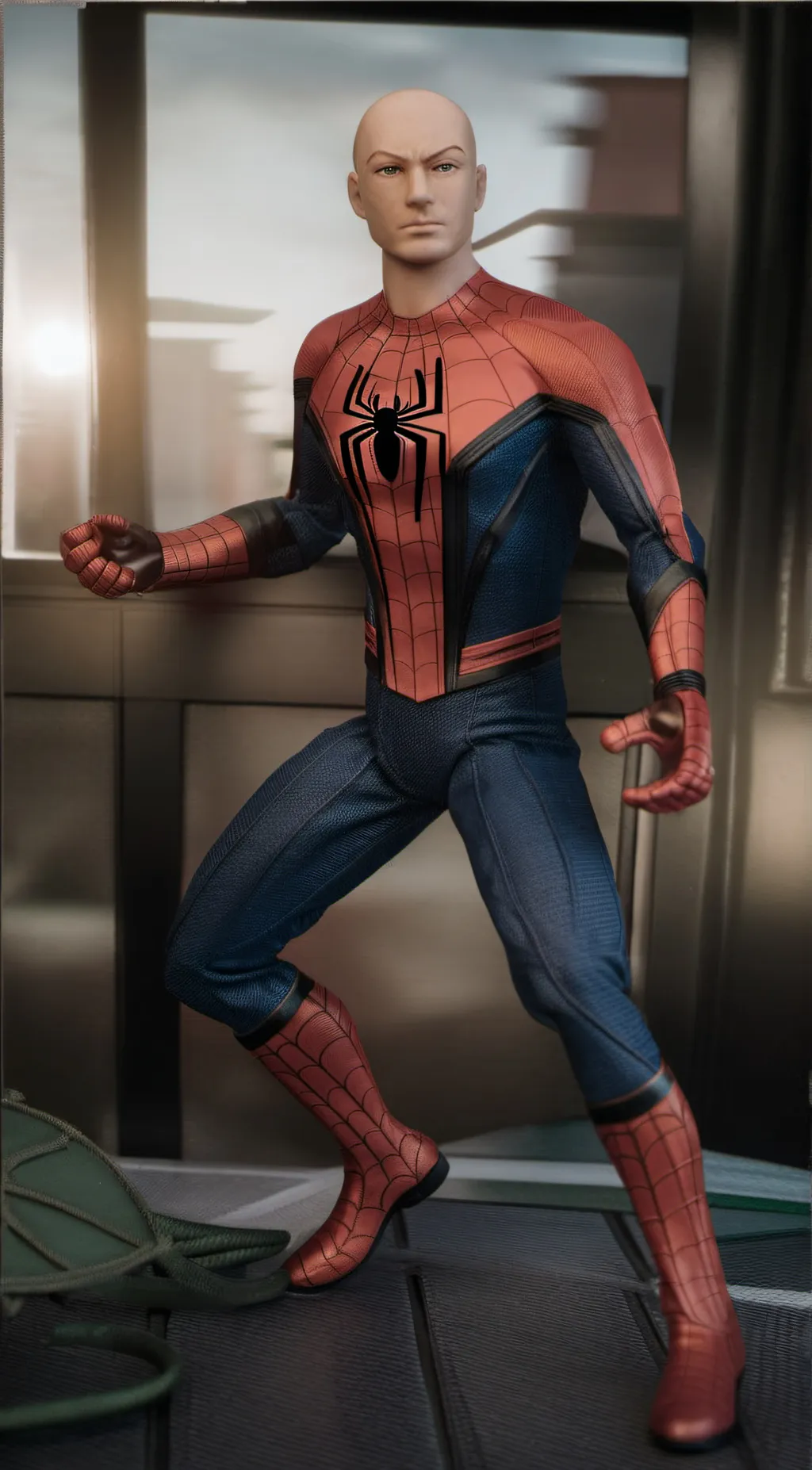 ai character: Cursed spiderman background