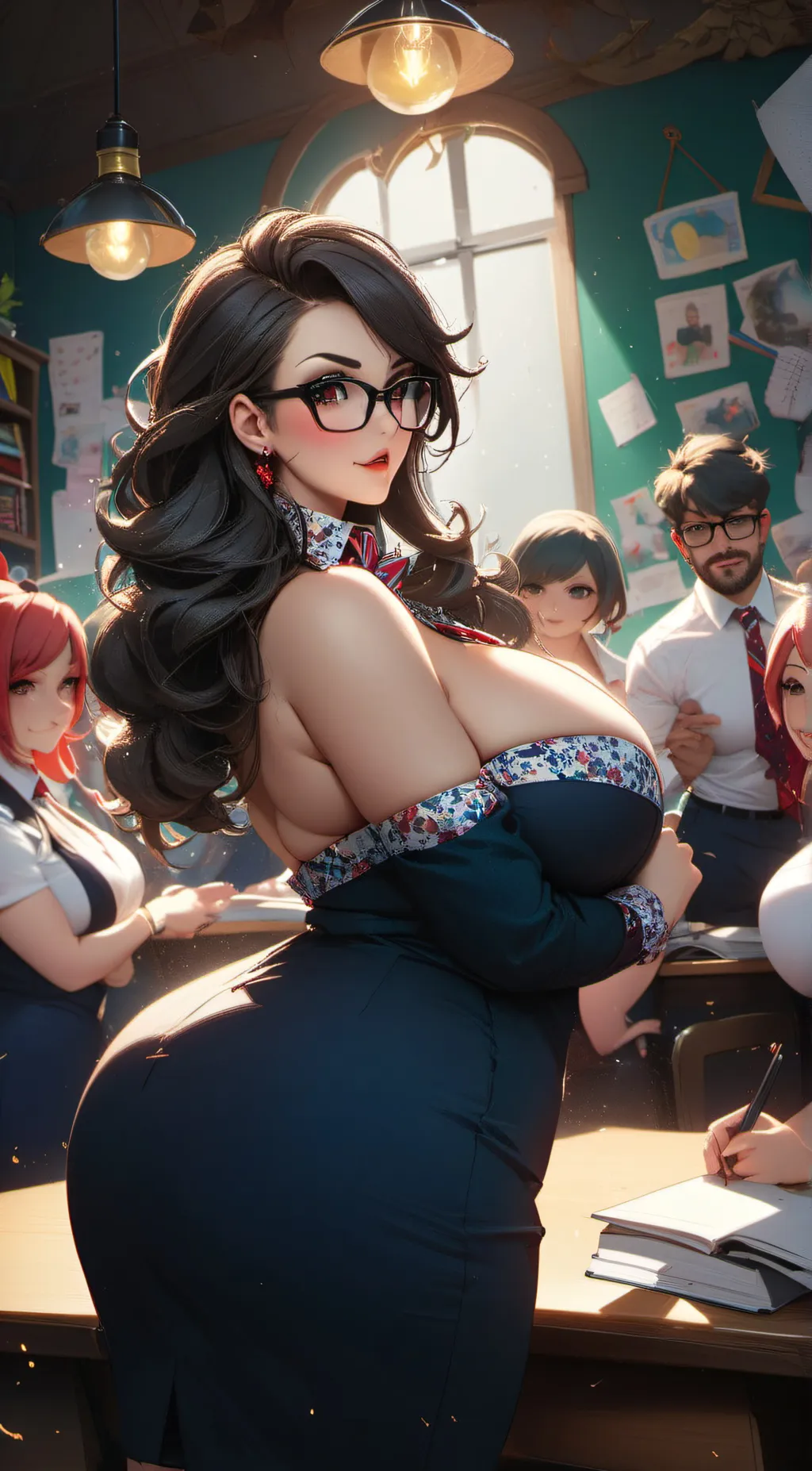 ai character: Beth  background