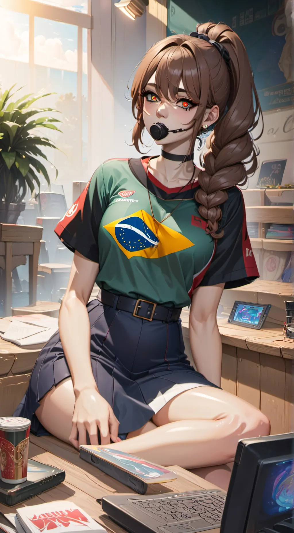 ai character: Nikola  background