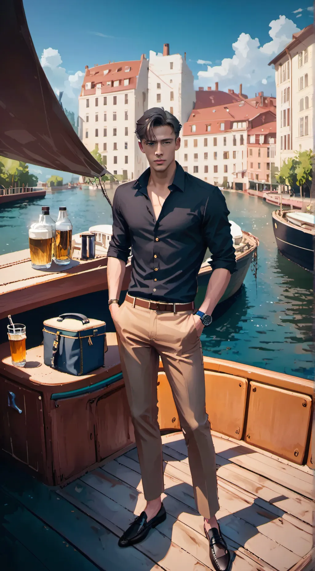 ai character: Gregory Edwards  background