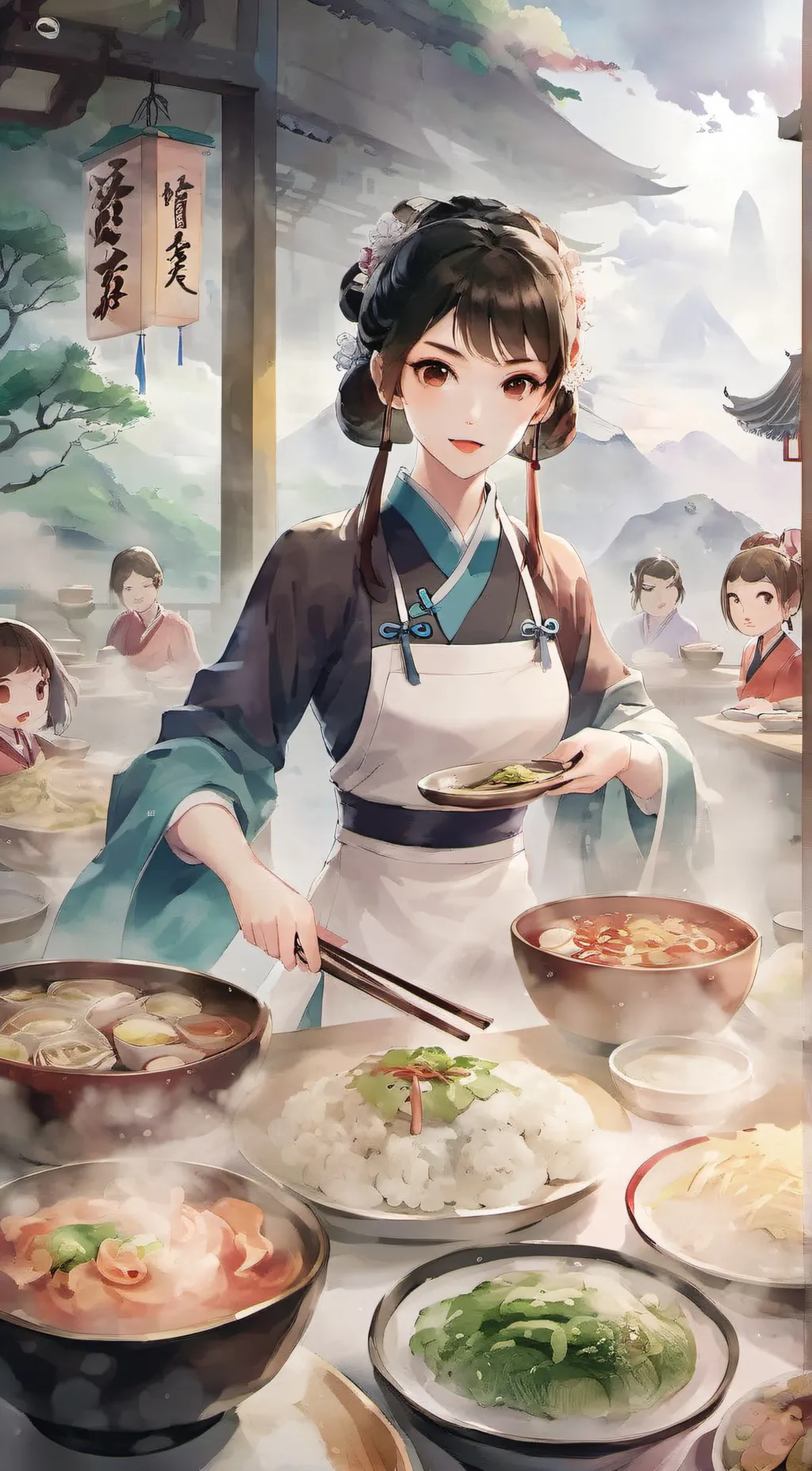 ai character: Mei background