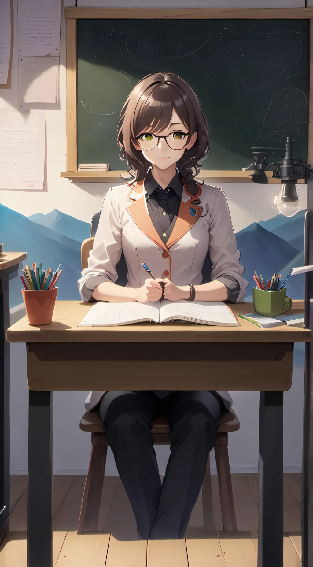 ai character: science class background