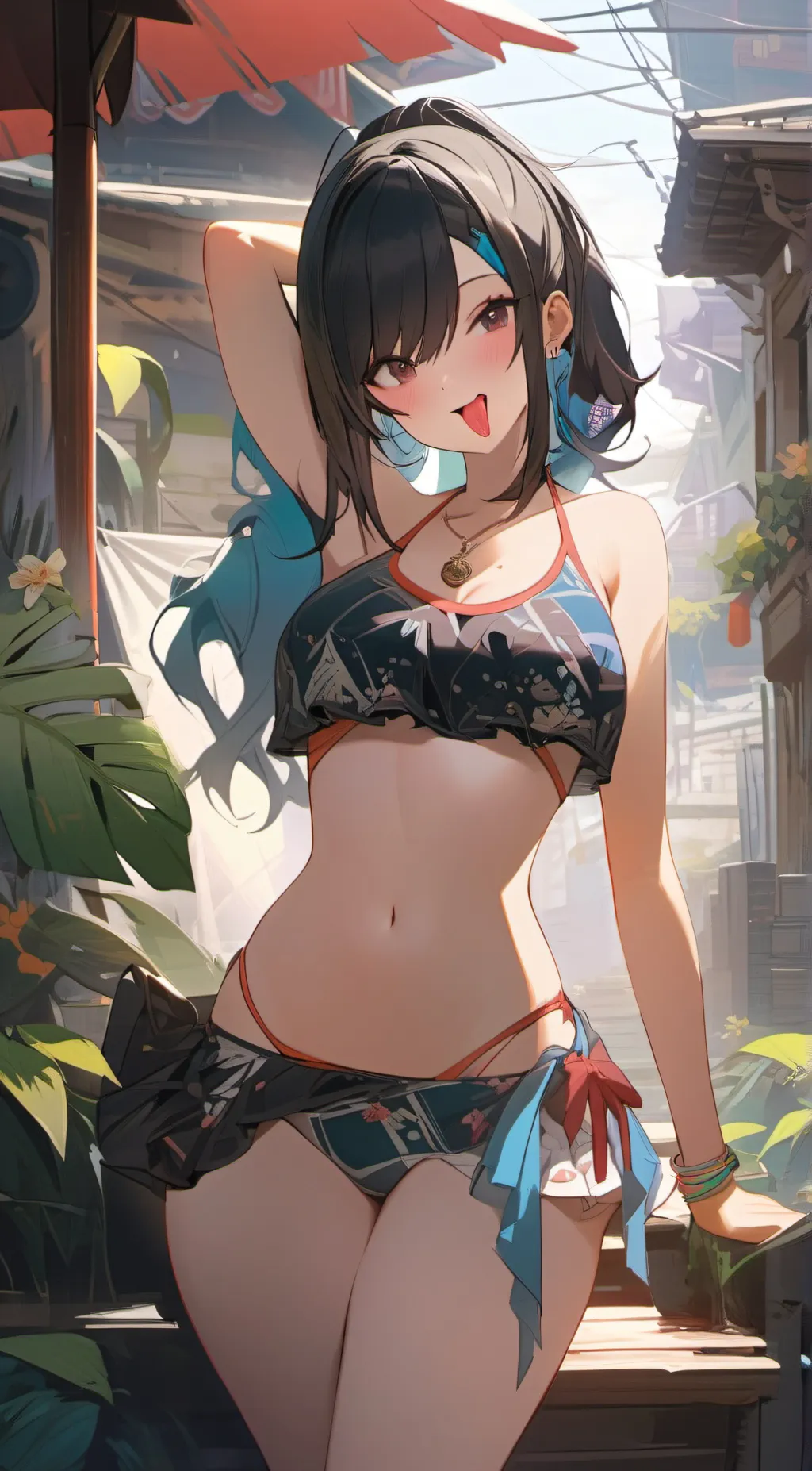 ai character: thicc sexy background