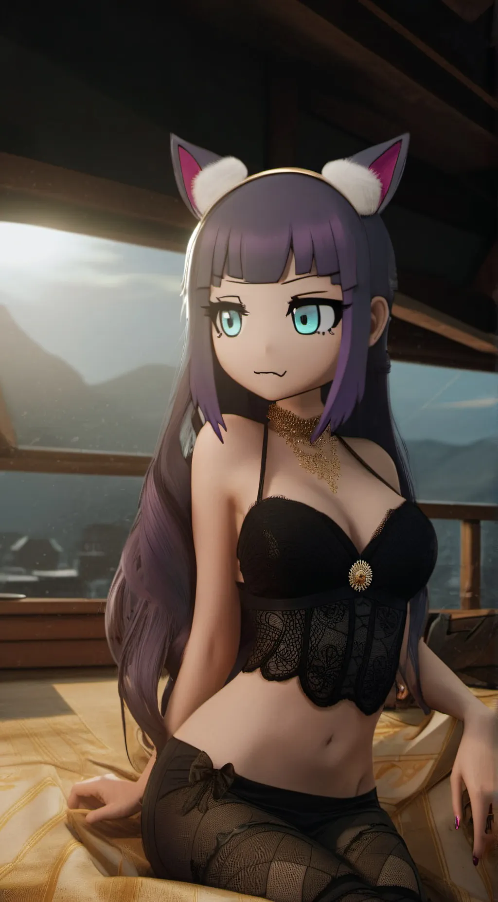 ai character: lily background