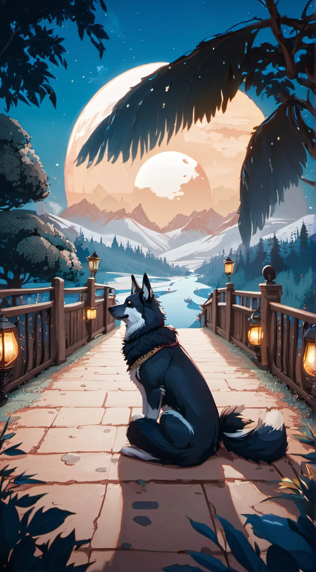 ai character: MISTY THE WOLF background