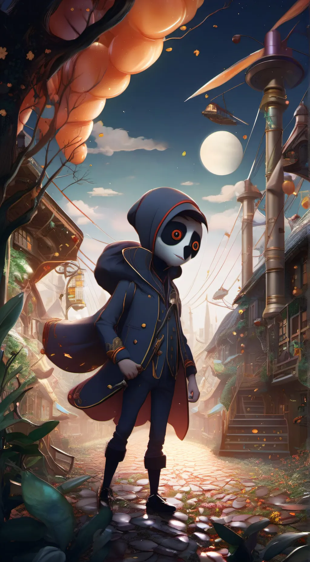 ai character: moondrop  background