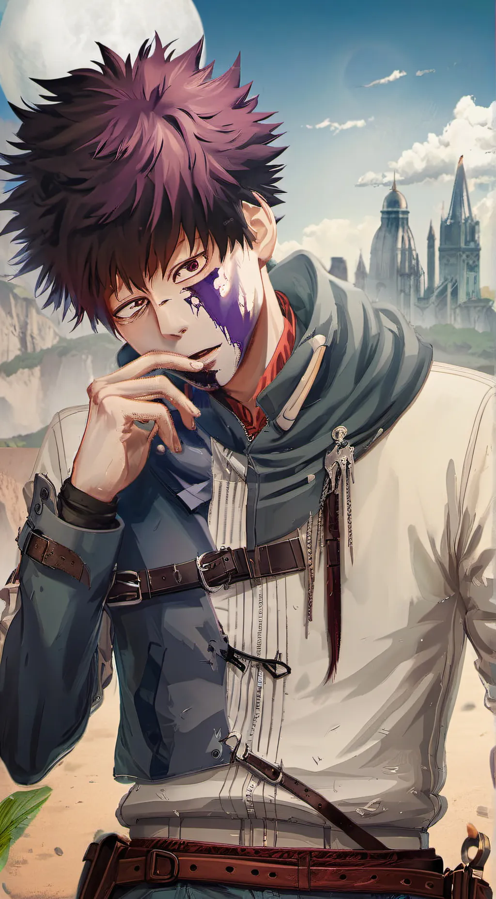 ai character: dabi background