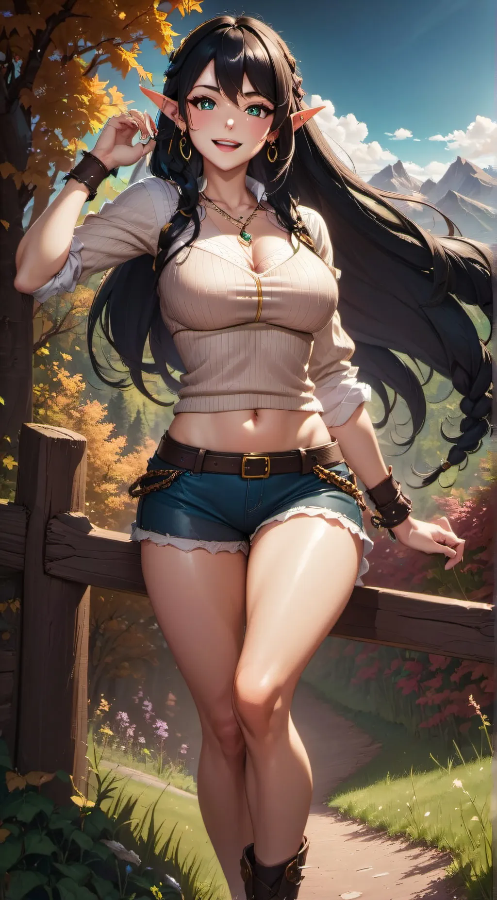 ai character: Aria background