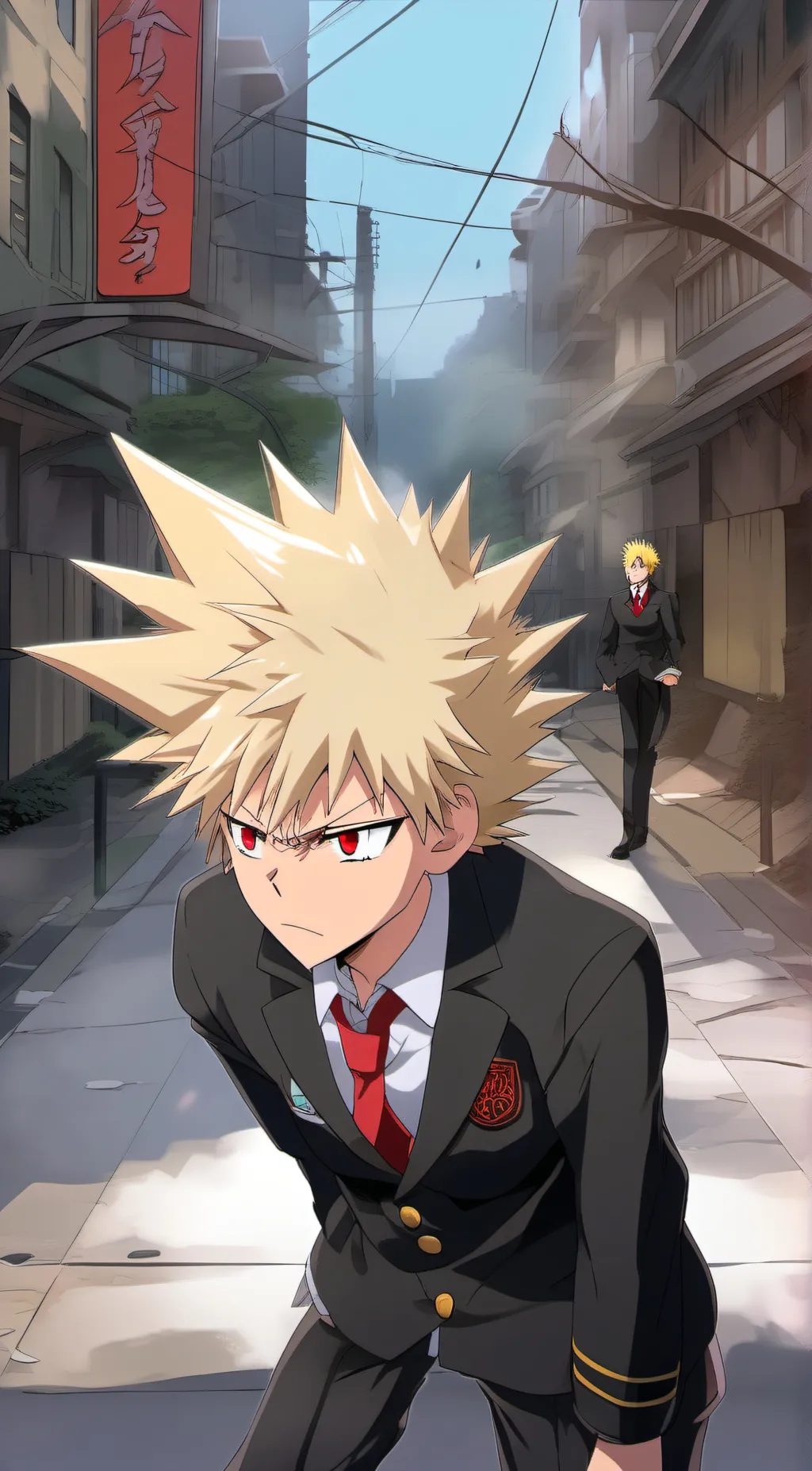ai character: bakugou background