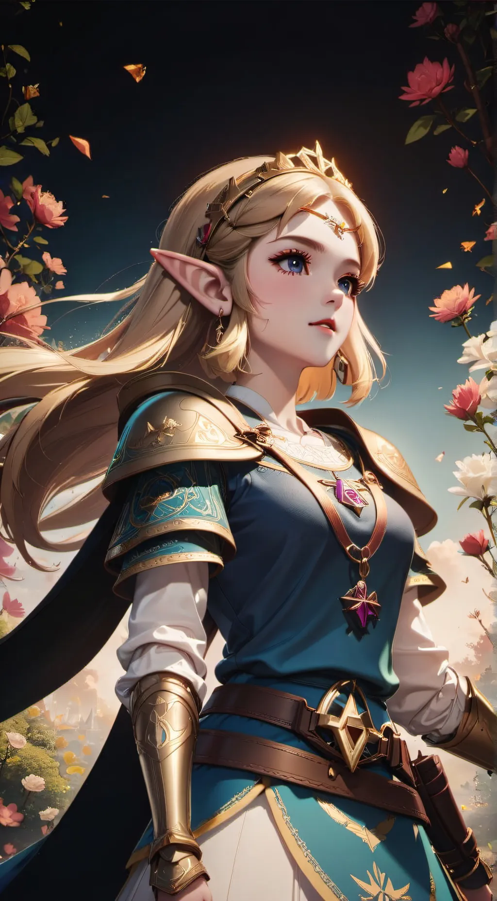 ai character: Zelda background