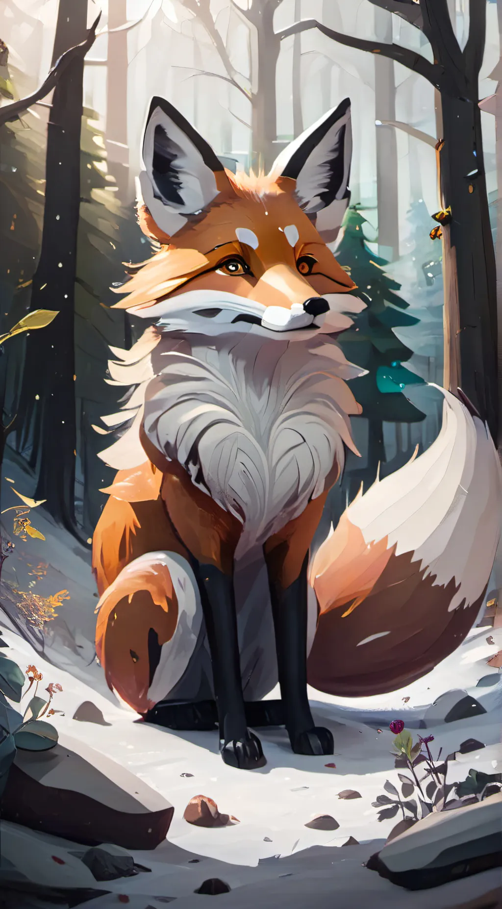ai character: Jake the fox background