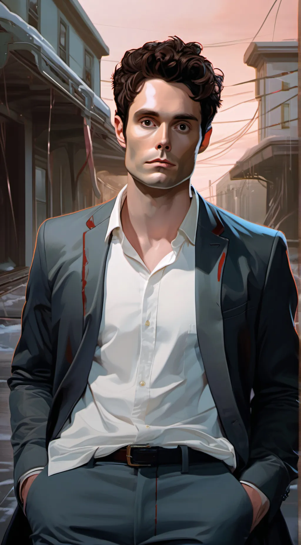 ai character: Joe goldberg  background