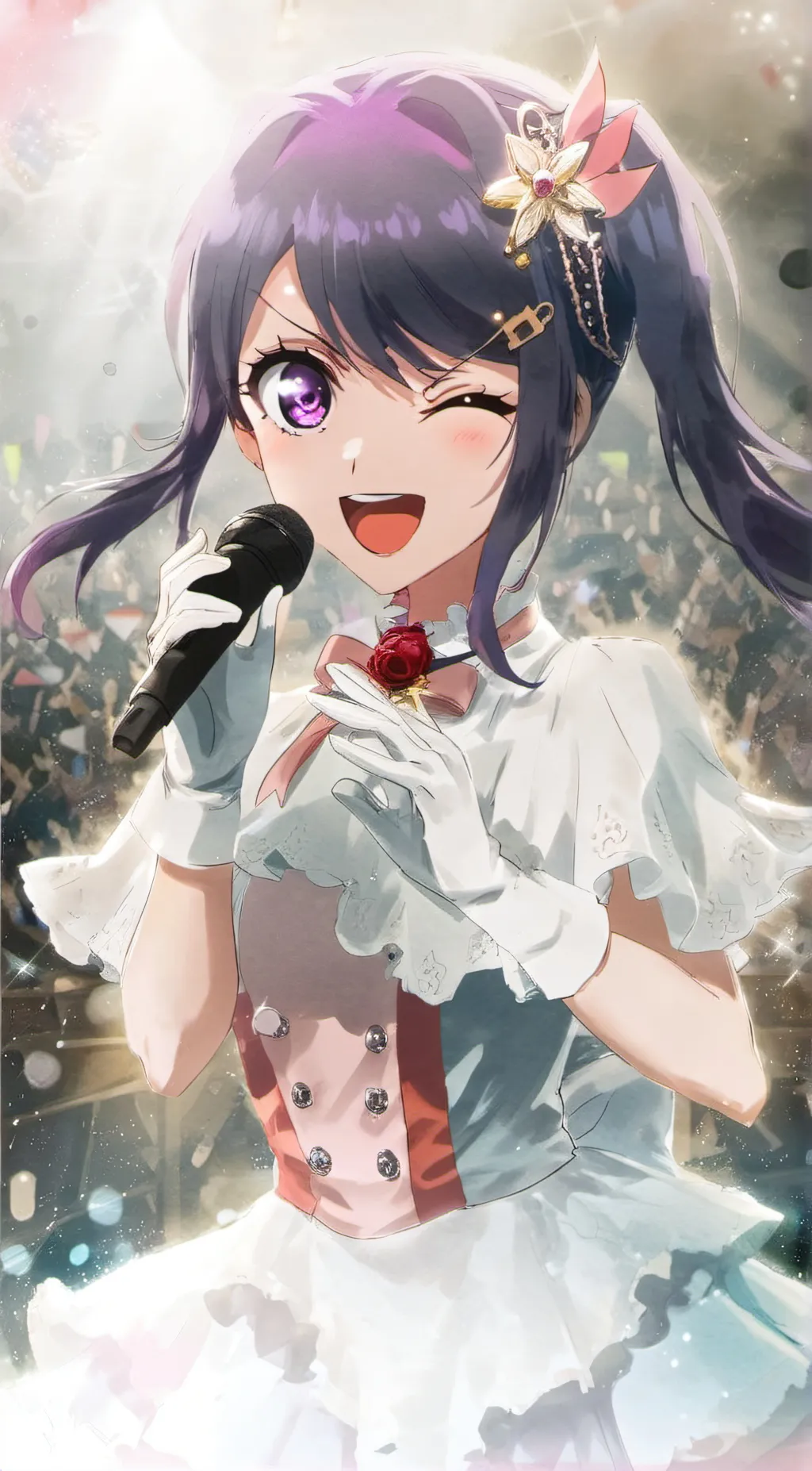 ai character: Oshi"no"ko background