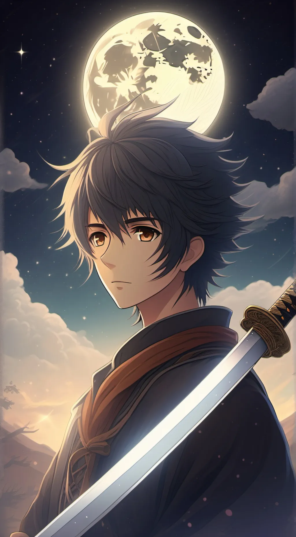 ai character: Hanzo background