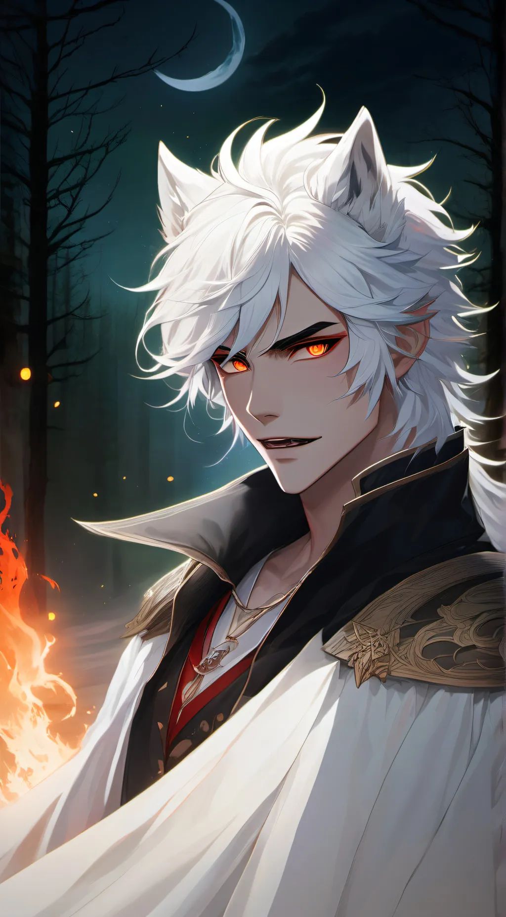 ai character: Fenrir background