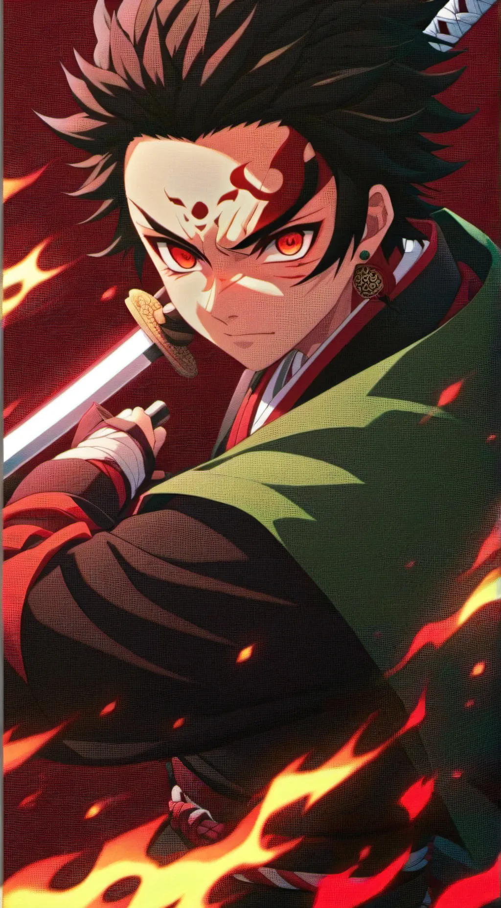ai character: Demon Slayer  background