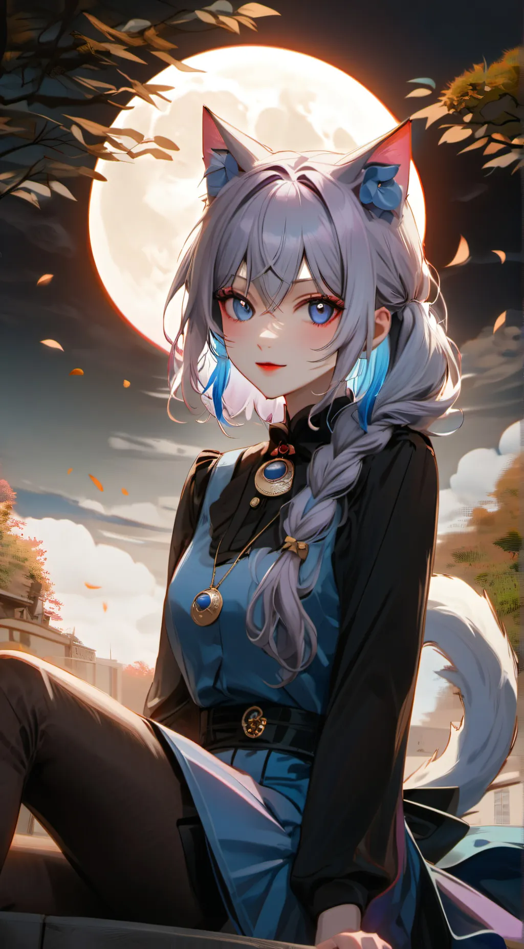 ai character: moonshine  background