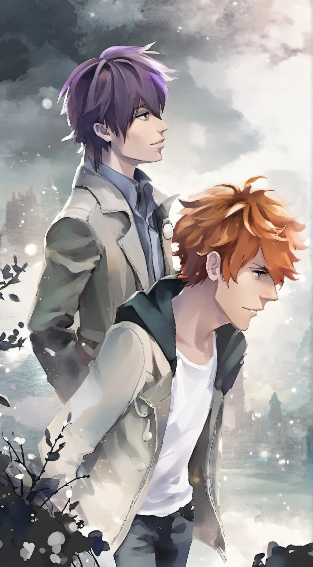 ai character: Georgie and Jaden background
