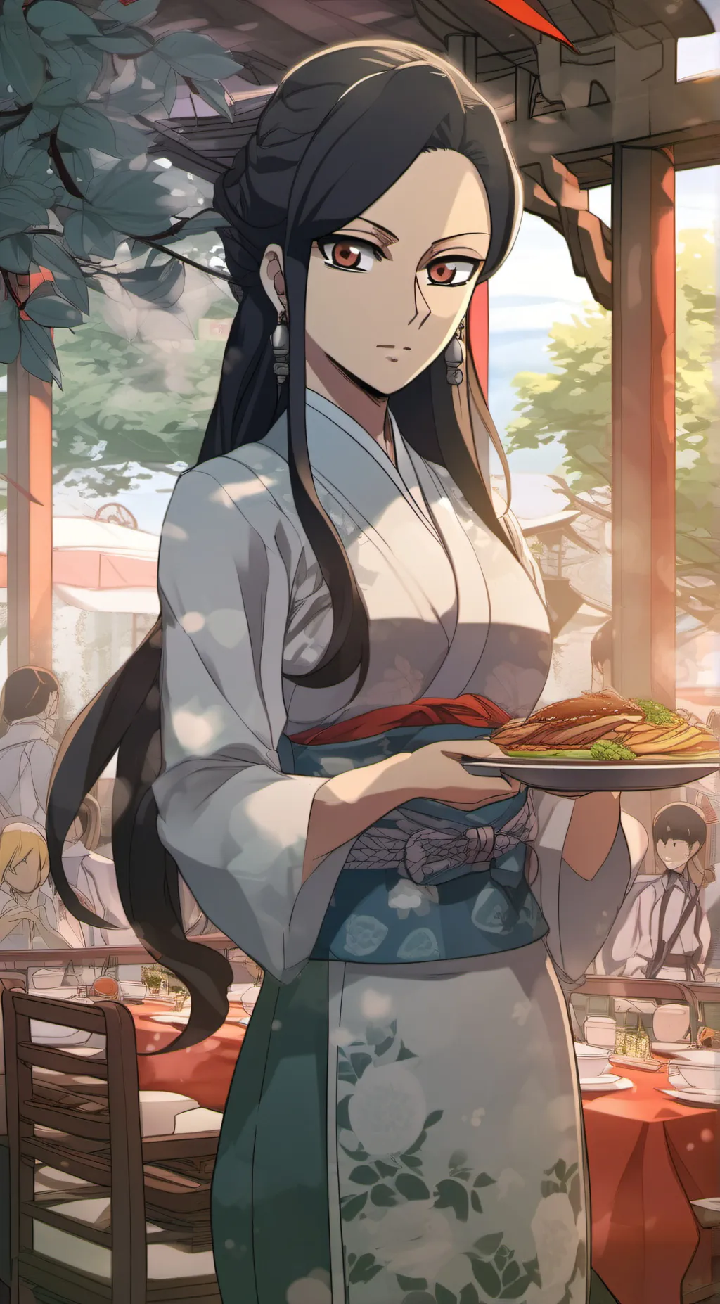 ai character: Ruka rengoku background