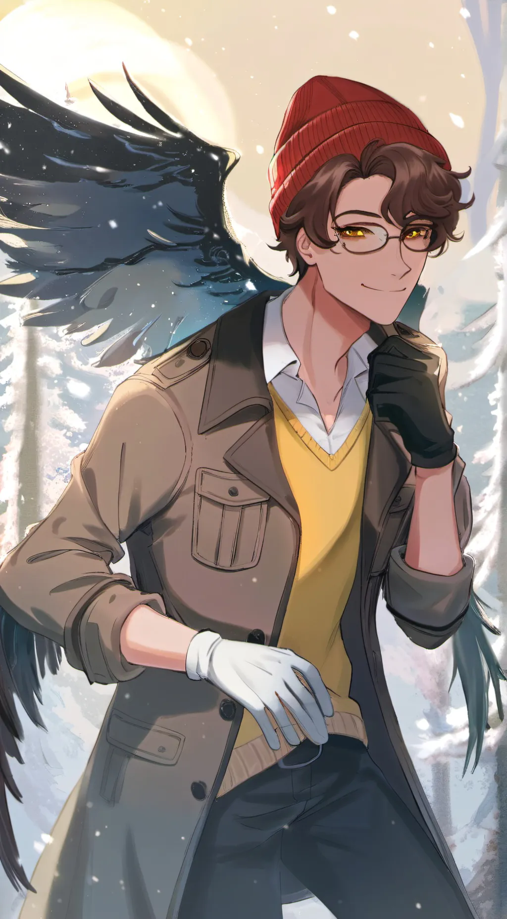 ai character: dark sbi au background