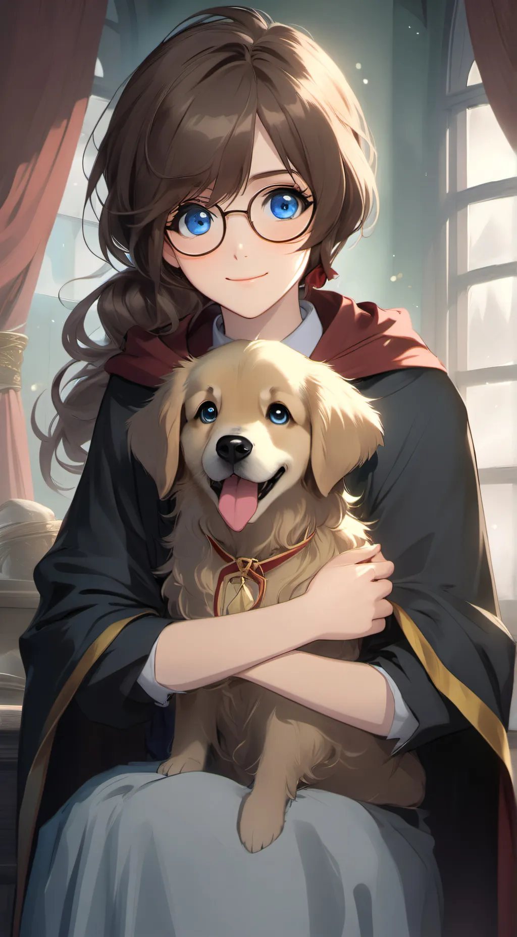 ai character: Harry Potter rp  background