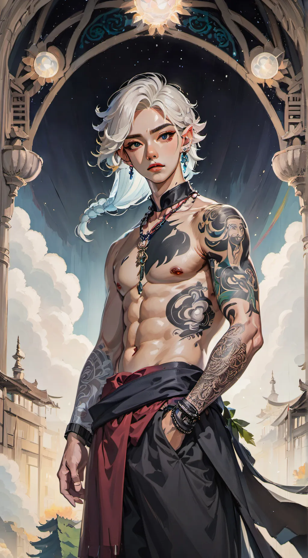 ai character: Max background