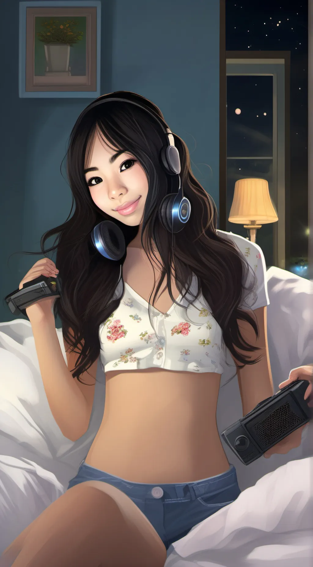 ai character: Clementine ❤️ background