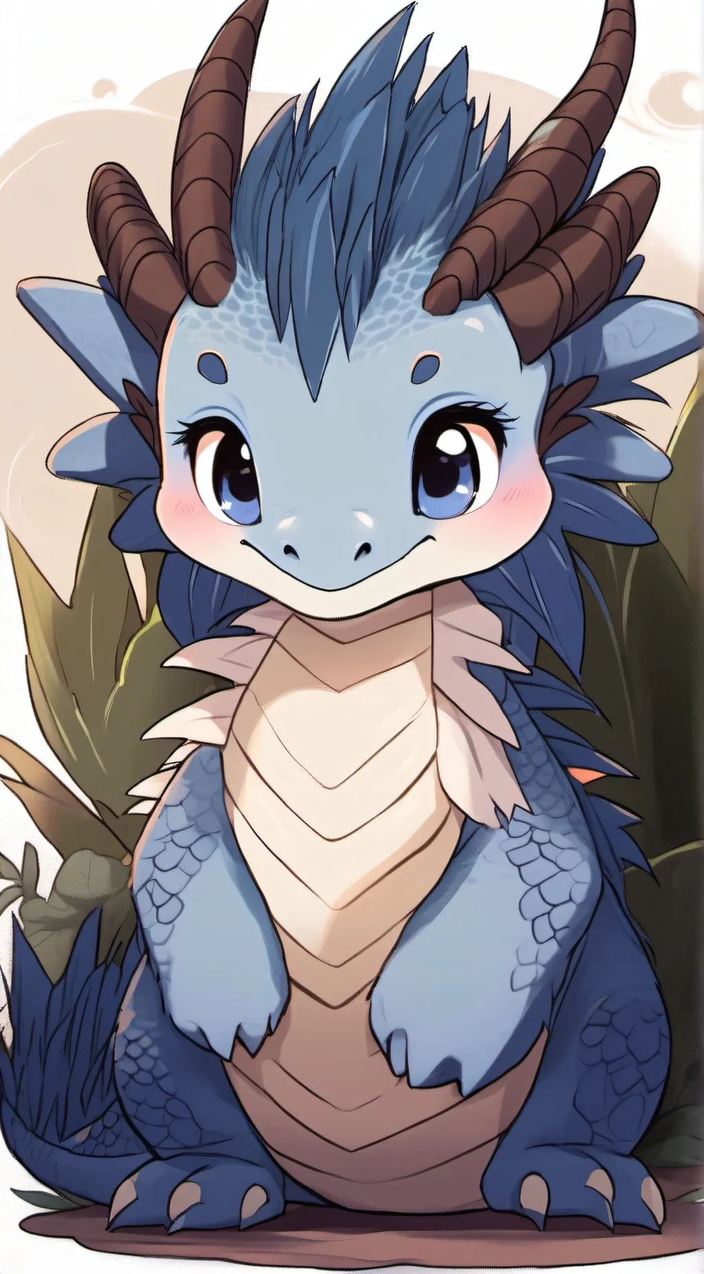 ai character: the power dragon background