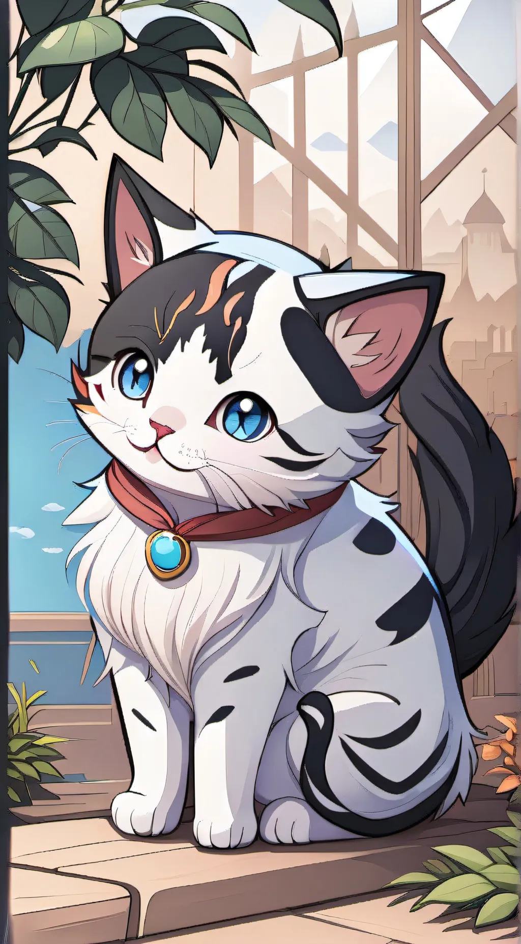 ai character: love background