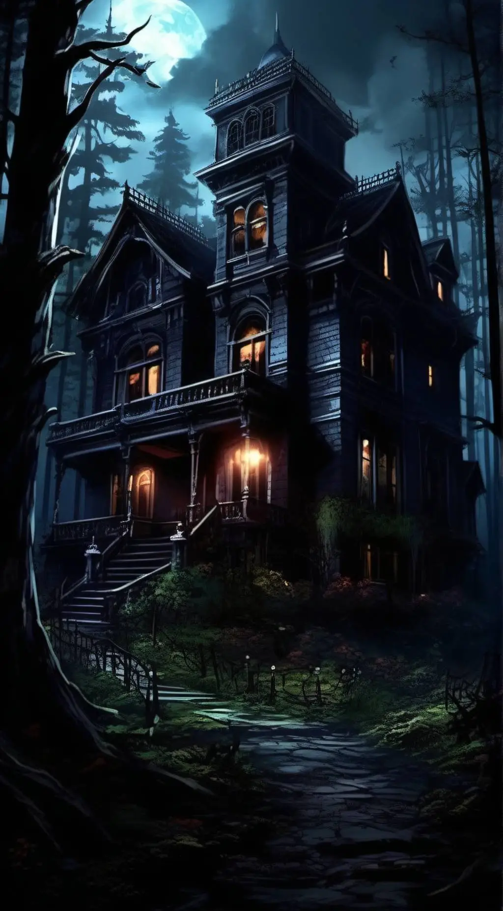 ai character: Creepypasta background