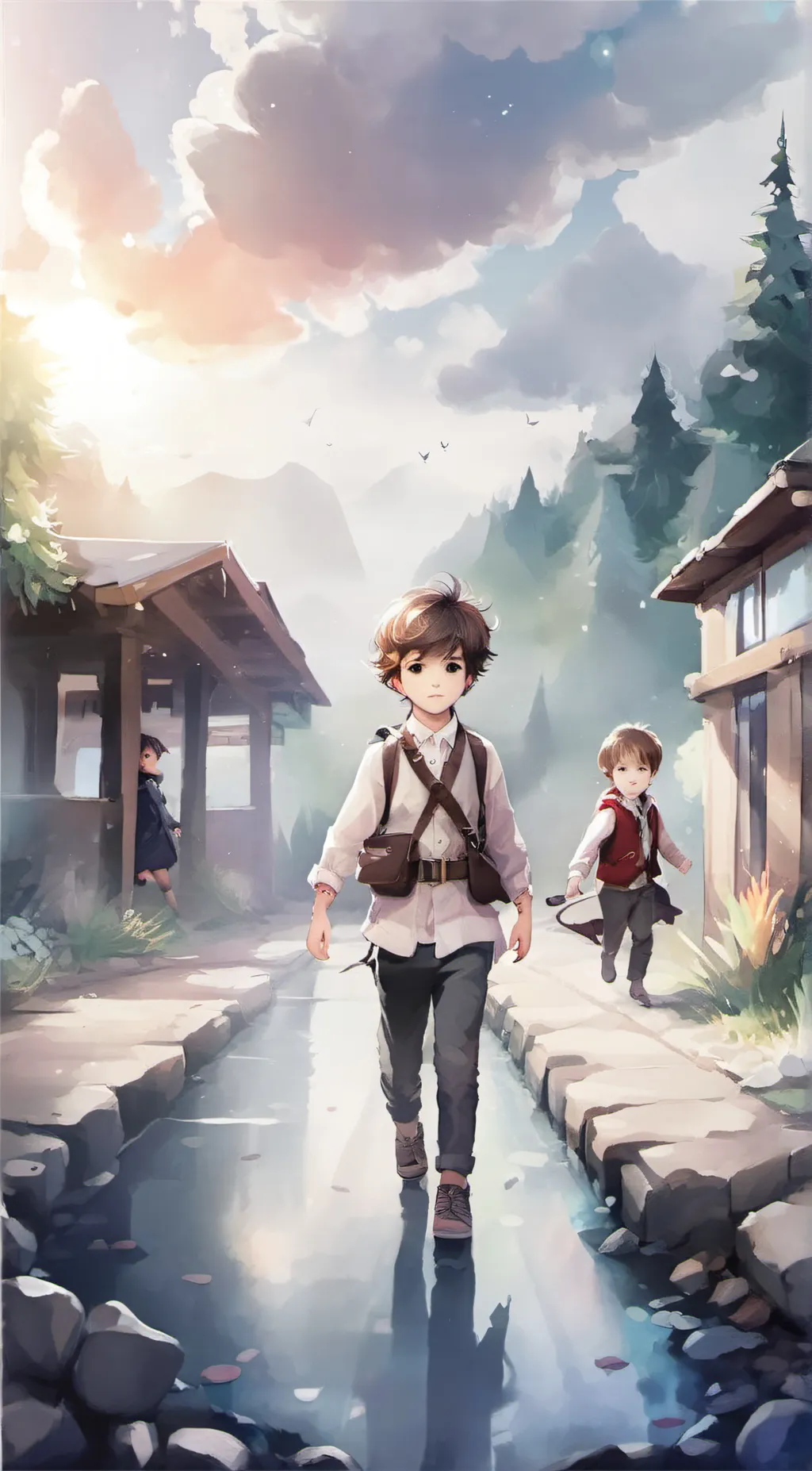 ai character: fan background