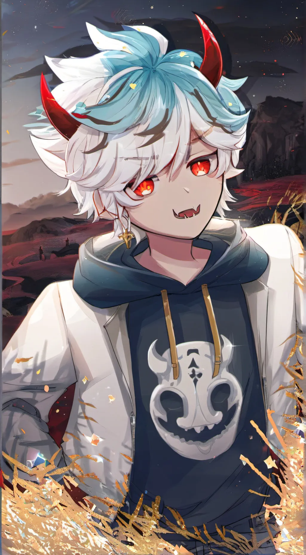 ai character: ~Snow~ background