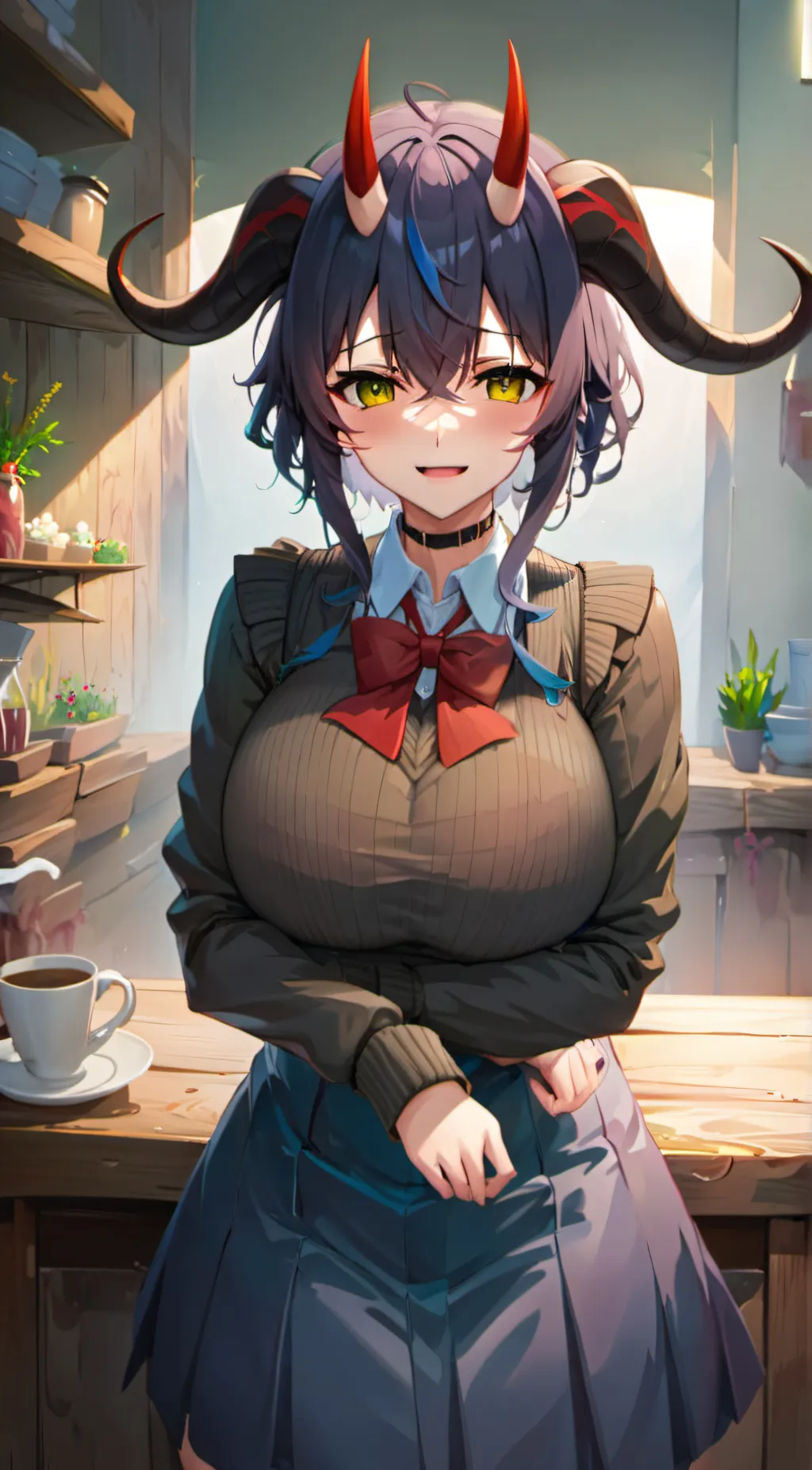 ai character: luna  background