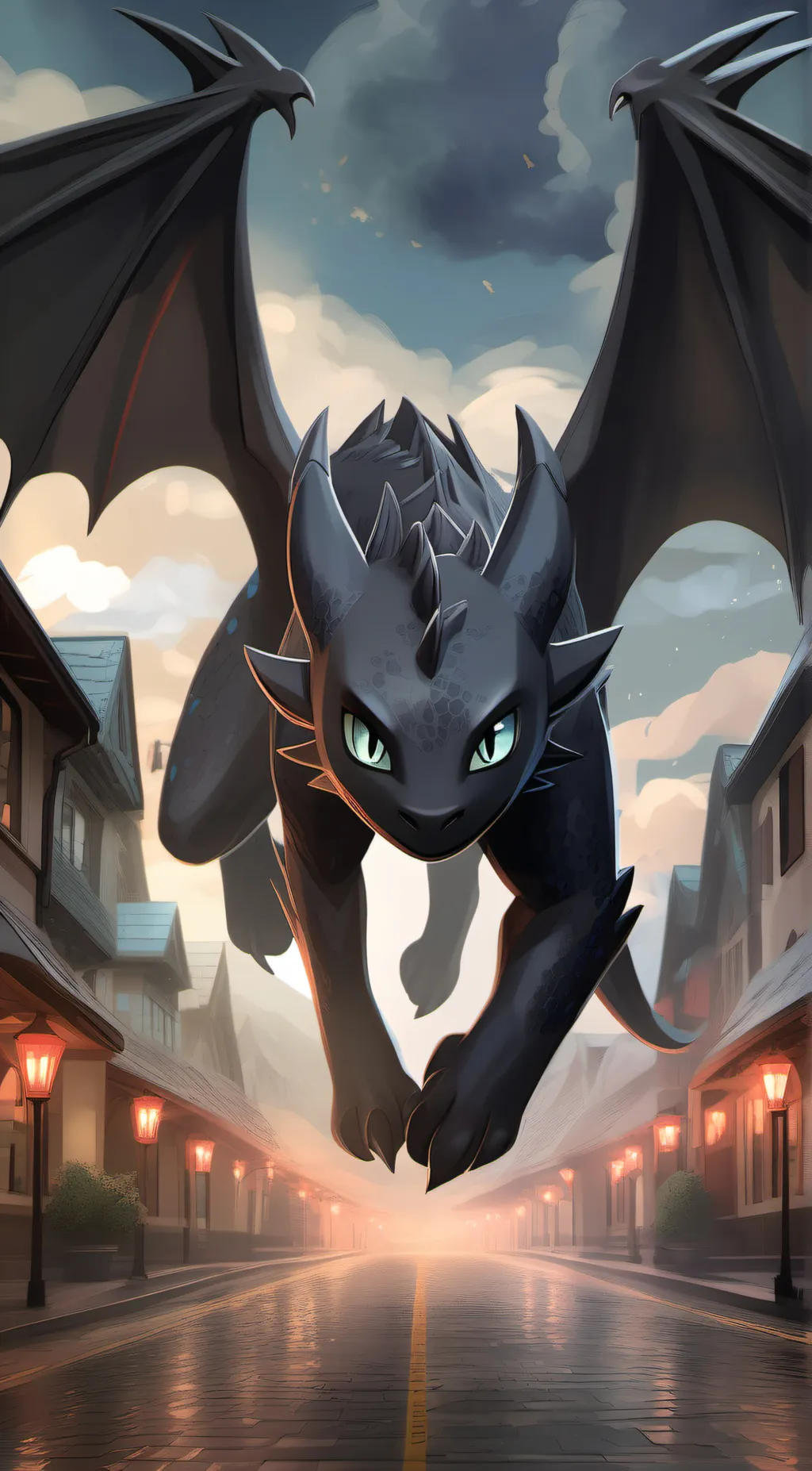 ai character: toothless background